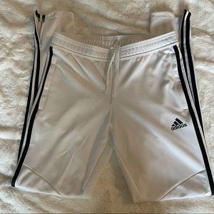 Adidas White Track Pants